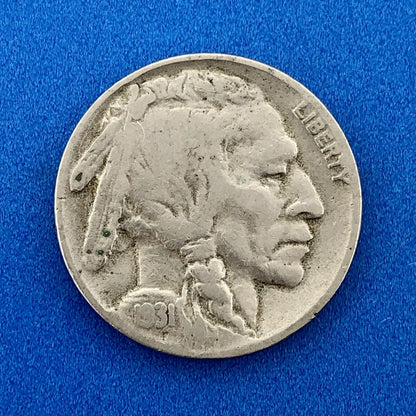 1931 S Indian Head Buffalo Nickel Better Key Scarce San Francisco Mint Coin