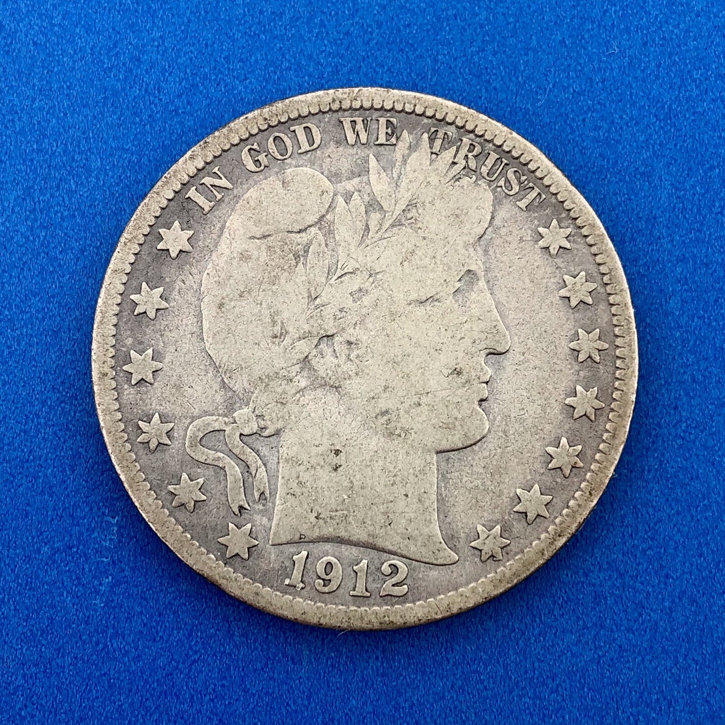 1912 S Silver Barber Half Dollar Better Key Date San Francisco Coin Rare Scarce