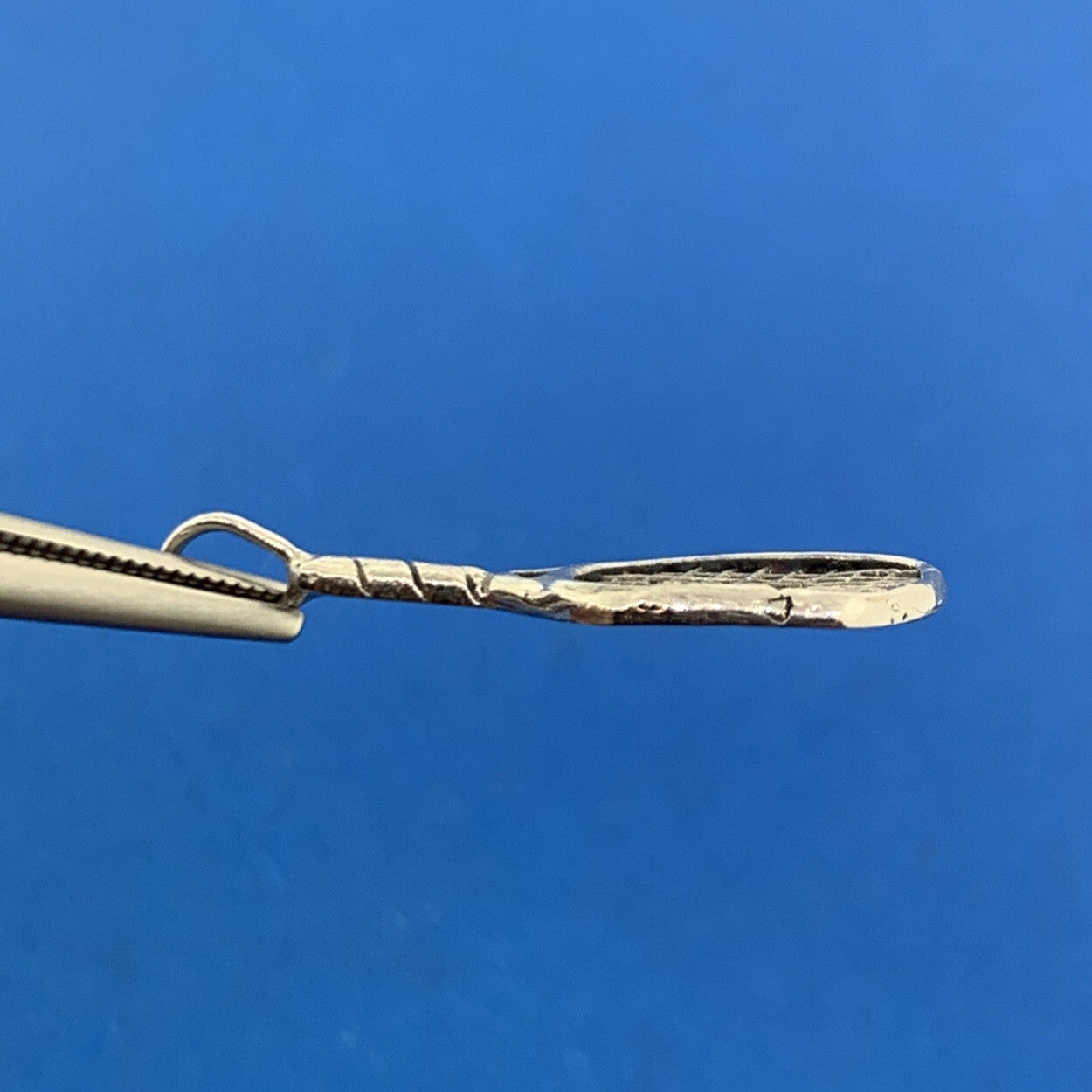 Vintage 925 Sterling Silver Handball Tennis Racket Bracelet Dangle Charm