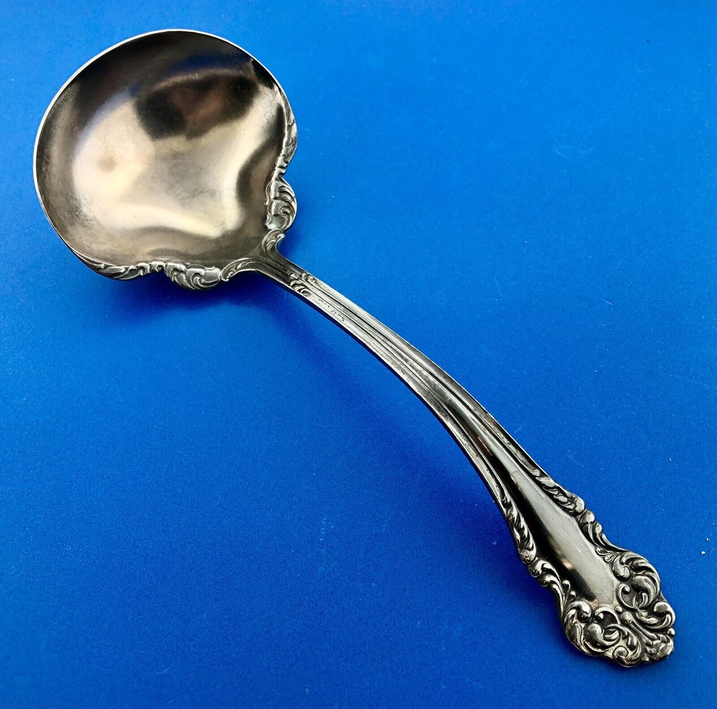 Vintage 1901 Oneida Community Triple Plate Avalon Soup Sauce Ladle Original Box
