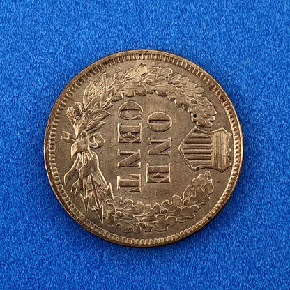 1900 P Indian Head One Cent Penny Type 3 Bronze Better Key Philadelphia BU DET