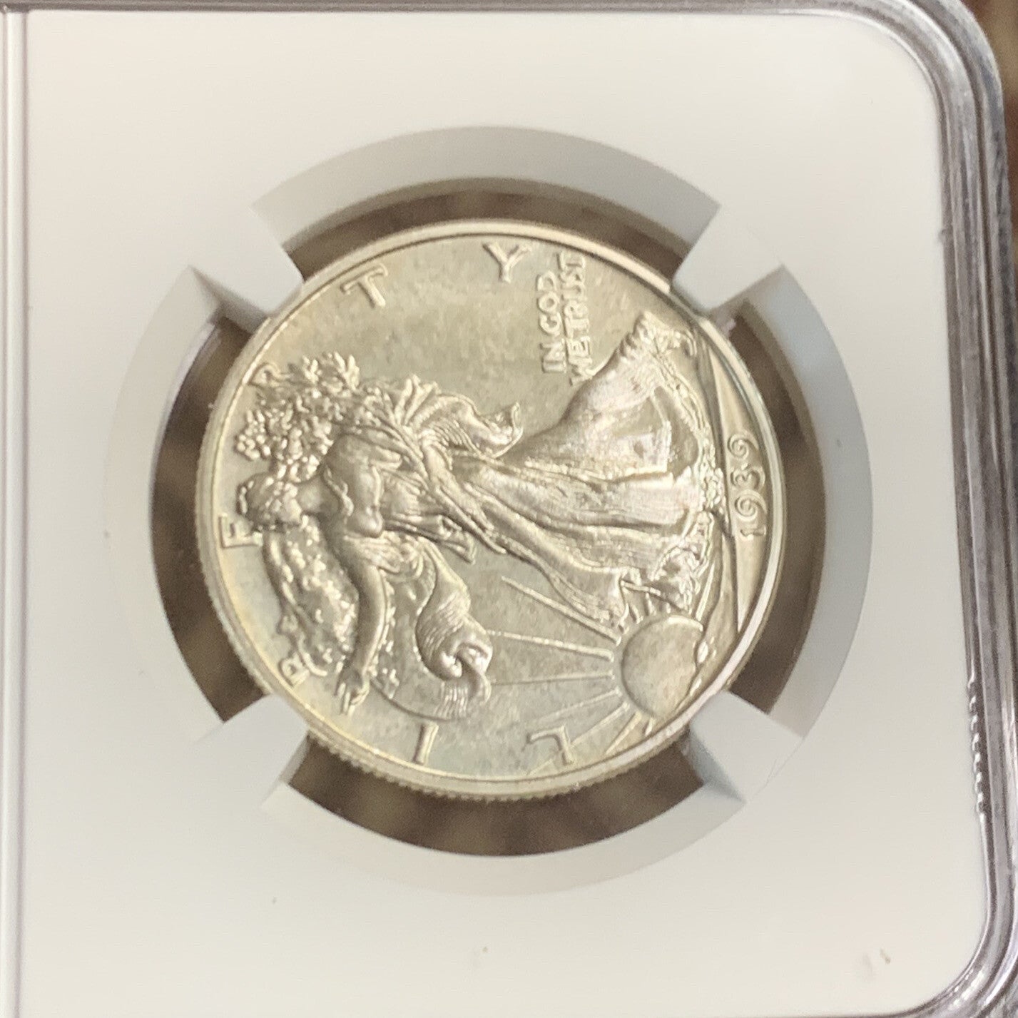 1939 P Proof Silver Walking Liberty Half Dollar High Grade Philadelphia NGC PF66