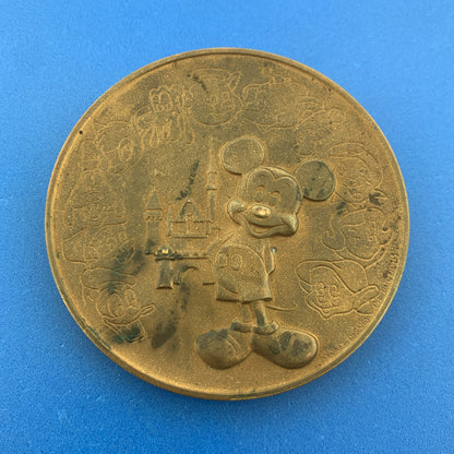 1968 Walt Disney Productions 1901-1966 Mickey Mouse Castle Bronze Medal Rare