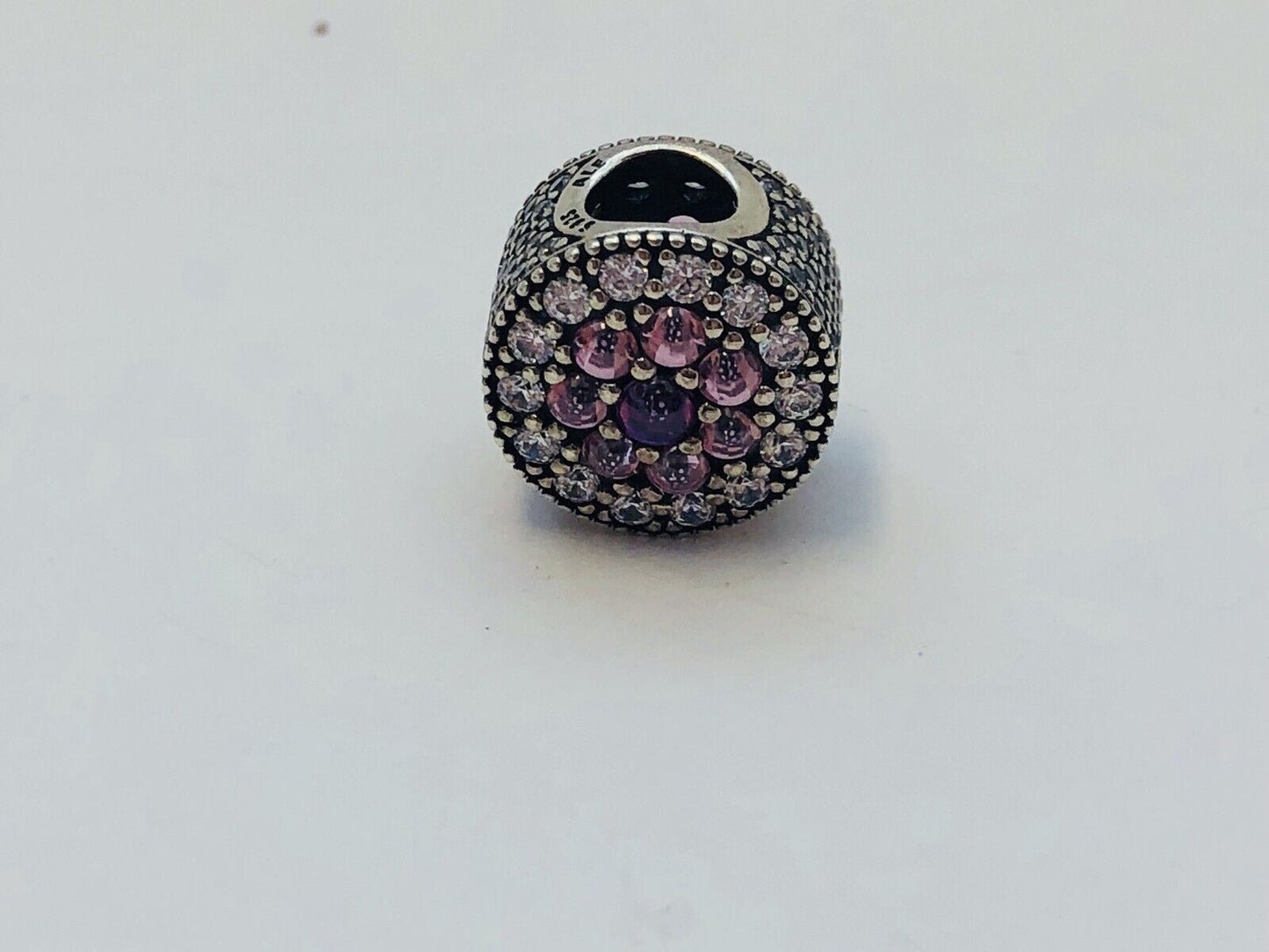 Authentic Pandora Dazzling Floral Multi CZ 925 Silver Bead Charm 791820PCZMX