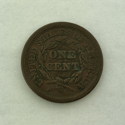 1851 Liberty Head Braided Hair Large Cent 1c Philadelphia Mint Copper Coin