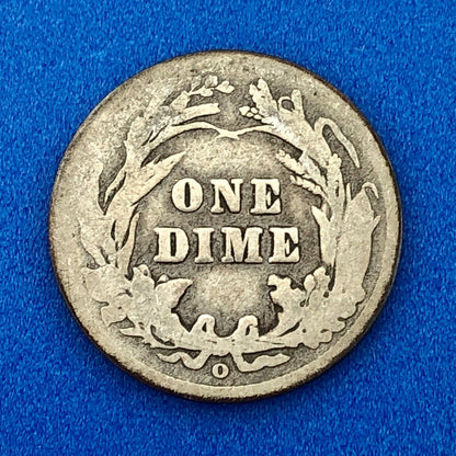 1905 O Silver Barber Dime 10c Better Scarce Key Rare New Orleans Mint Coin