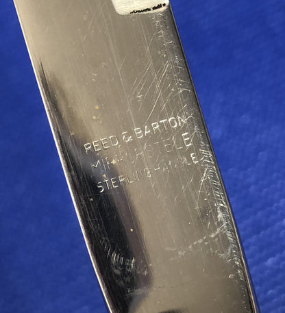 Vintage Reed & Barton Mirror Stele Sterling Silver Handle Francis I Steak Knife