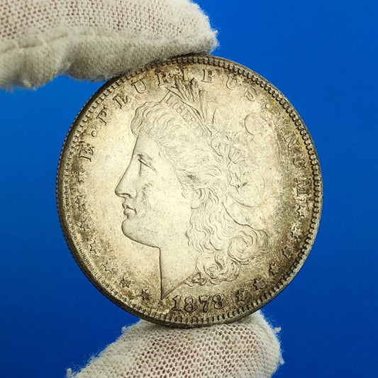 1878 S Morgan Silver Dollar $1 Better Semi Key San Francisco Mint Coin AU