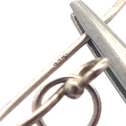 Designer 925 Sterling Silver Pearl Smoky Topaz Cluster Dangle Drop Hook Earrings