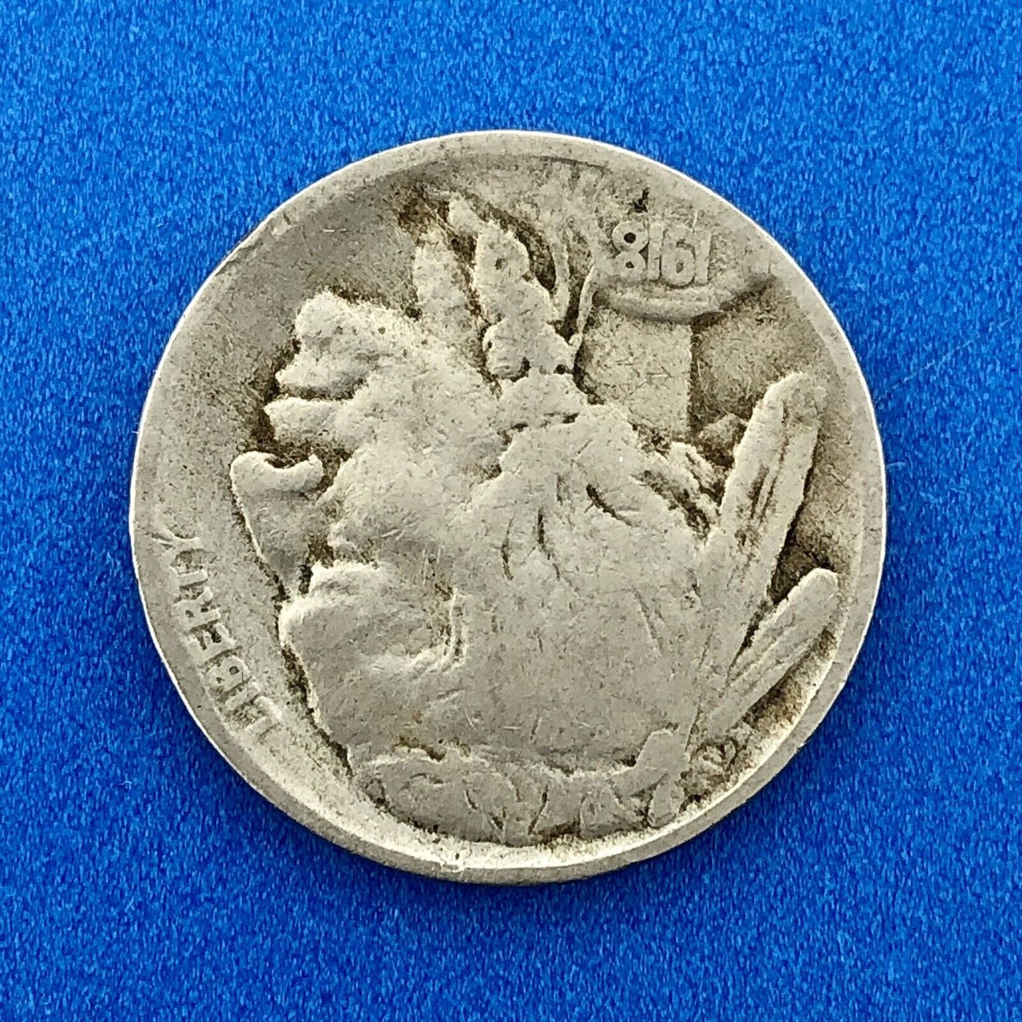 1918 S Indian Head Buffalo Nickel Better Key Scarce San Francisco Mint Coin