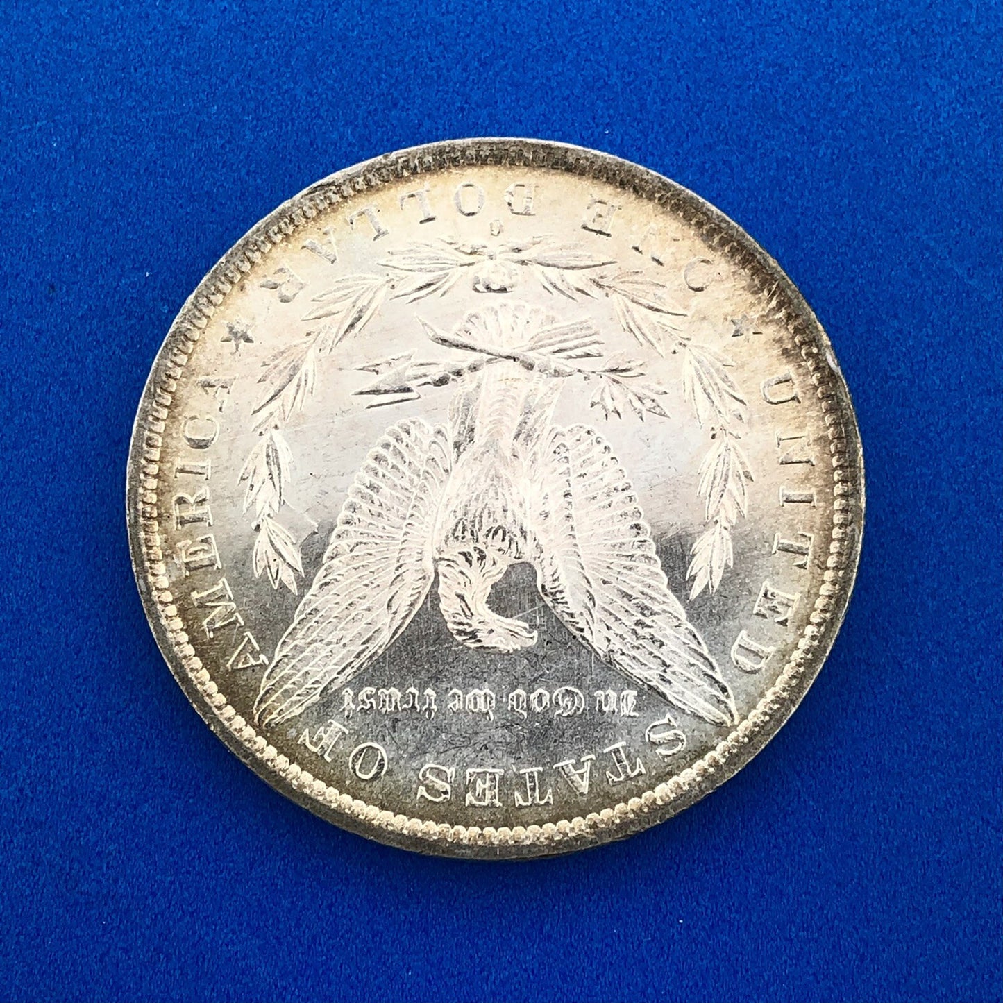 1883 O Morgan Silver Dollar $1 Better Rare Key New Orleans Mint Coin BU Toning