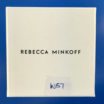 Rebecca Minkoff GRL PWR Girl Power Leather Strap Women's Designer Watch In Box