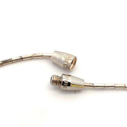 Native American QT 925 Sterling Silver Green Malachite Pendant Necklace