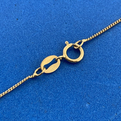 Designer 925 Sterling Silver Vermeil Two Tone Oval Blue Topaz Diamond Necklace