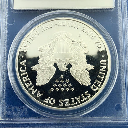 1994 P Proof Silver Eagle 999 Fine Silver PCGS PR70 DCAM Deep Cameo