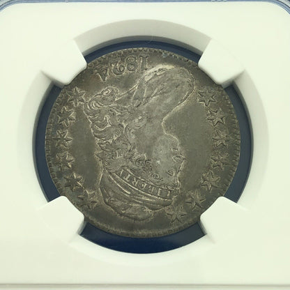 1824 Capped Bust Silver Half Dollar 50c Lettered Edge NGC XF45 Early US Coin