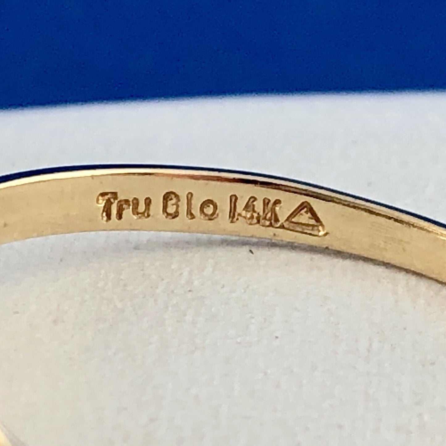 Tru Glo 14K Yellow Gold Diamond Waterfall Cluster Engagement Cocktail Ring