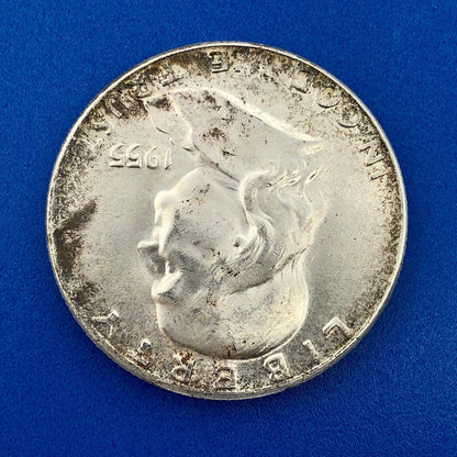 1955 P Silver Franklin Half Dollar BU Philadelphia Mint 90% Key Better Date