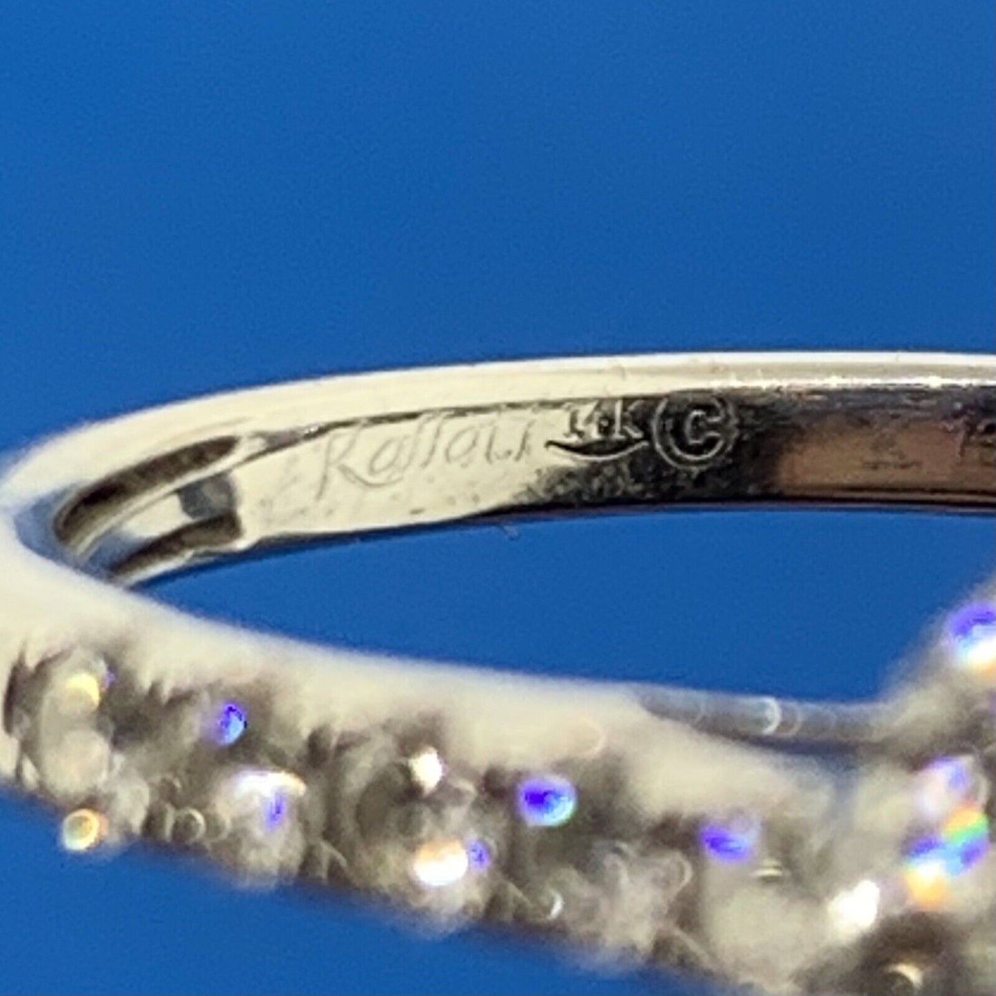 Kallati 14K White Gold Ceylon Sapphire & Diamond Heirloom Collection Ring