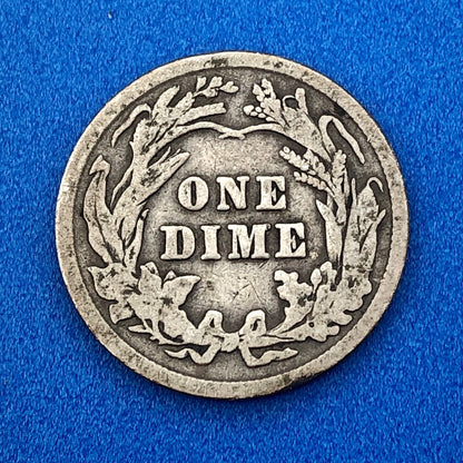 1910 P Barber Silver Dime $.10 Better Rare Scarce Key Philadelphia Mint Coin