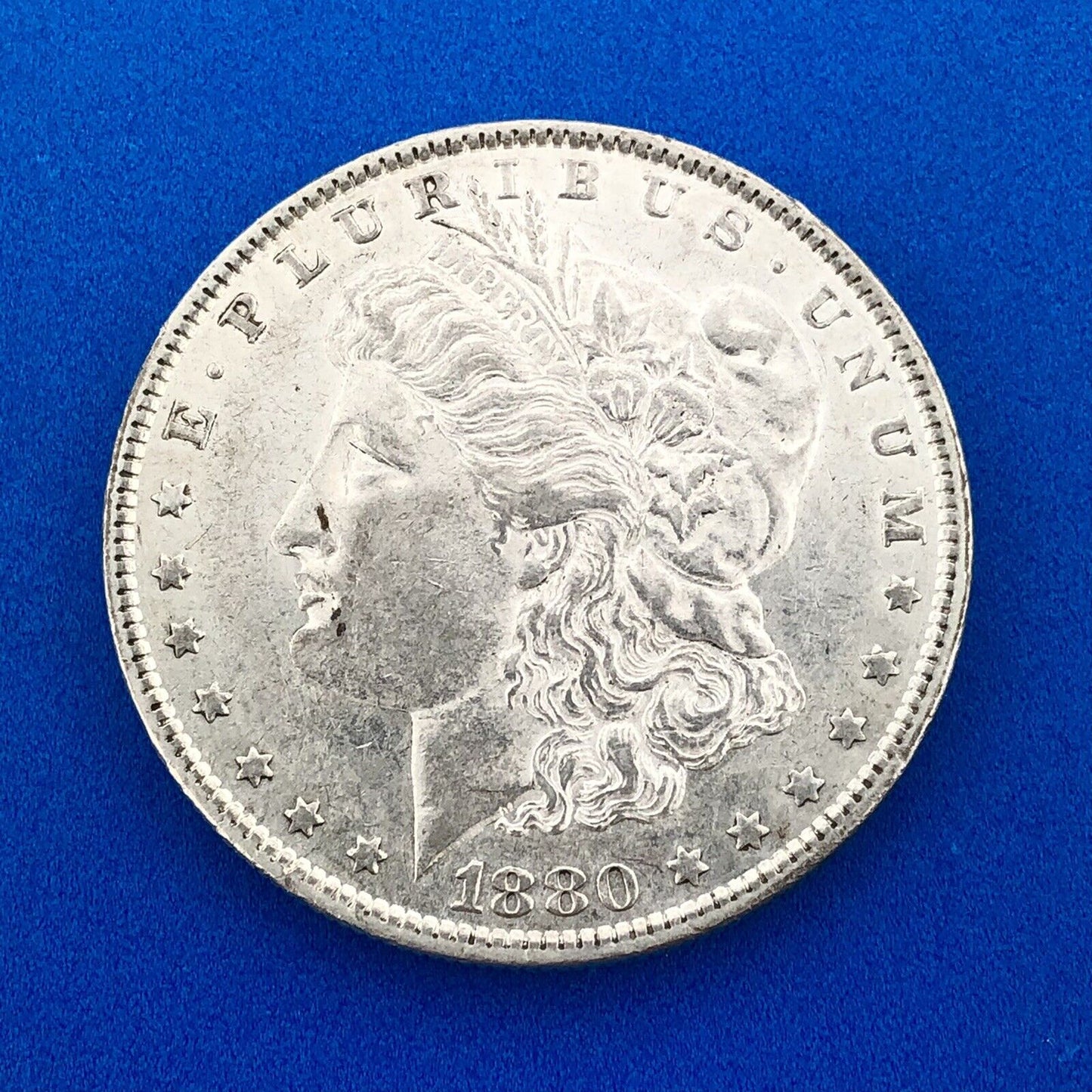 1880 O Morgan Silver Dollar VAM 48 Doubled 1 8 Hangnail Eagle AU New Orleans