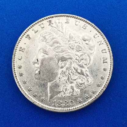 1880 O Morgan Silver Dollar VAM 48 Doubled 1 8 Hangnail Eagle AU New Orleans