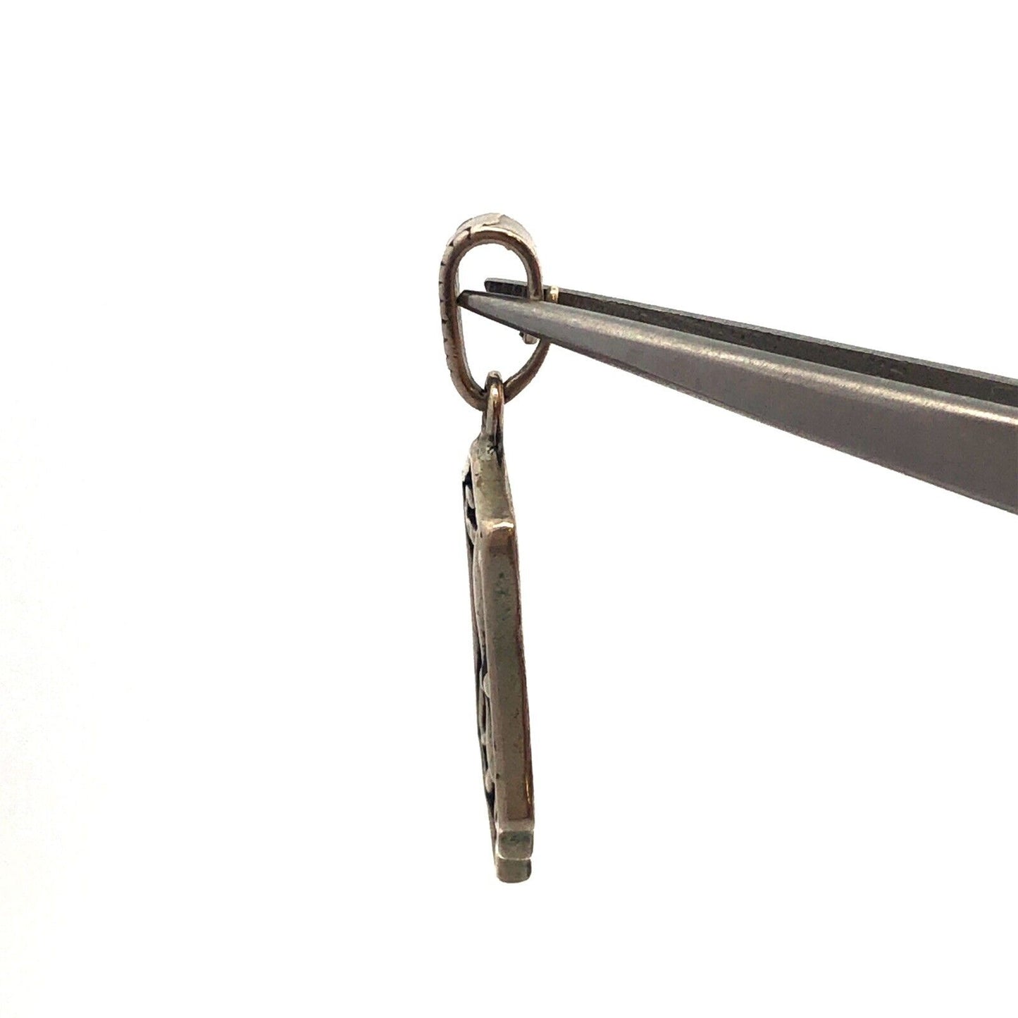 Designer 925 Sterling Silver Fleur De Lis Scroll Pendant