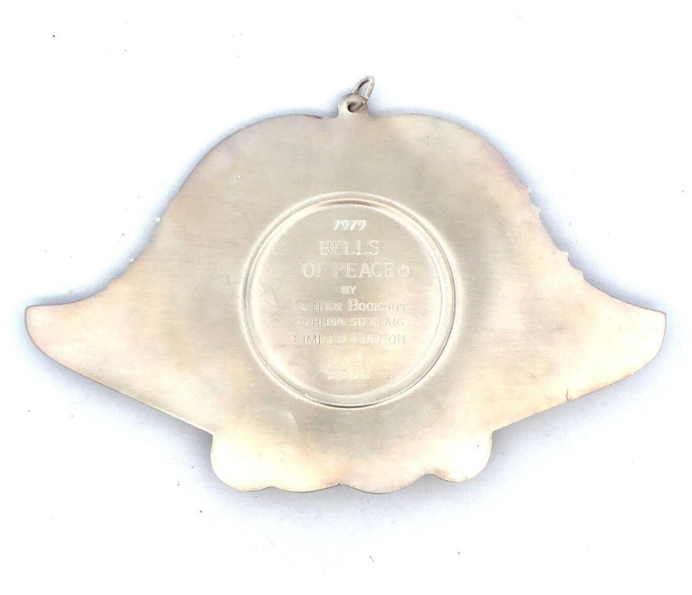 1979 Gorham Luther Bookout 925 Sterling Silver Bells Of Peace Limited Ornament