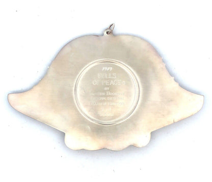 1979 Gorham Luther Bookout 925 Sterling Silver Bells Of Peace Limited Ornament