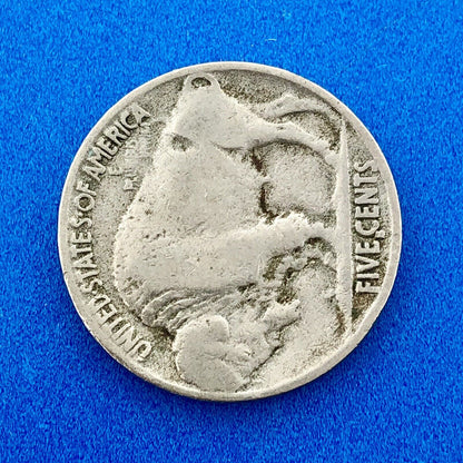 1916 S Indian Head Buffalo Nickel Better Key Scarce San Francisco Mint Coin