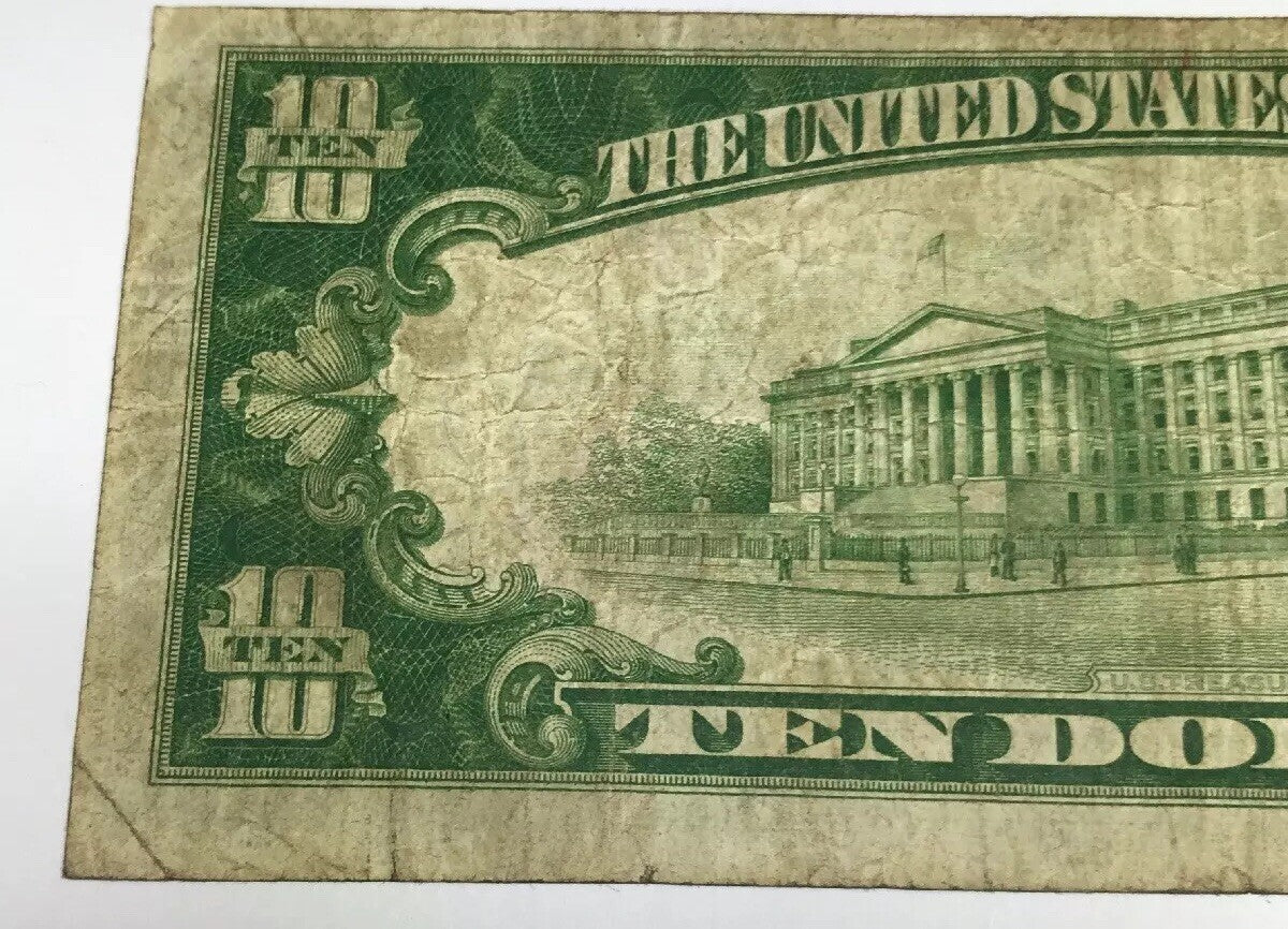 1929 Type 1 $10 The City National Bank of Selma Alabama Charter 1736 Tough Note!