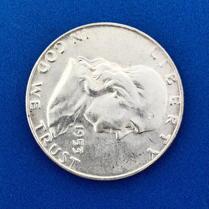 1953 D Franklin Silver Half Dollar Better Key Rare Denver Mint Coin