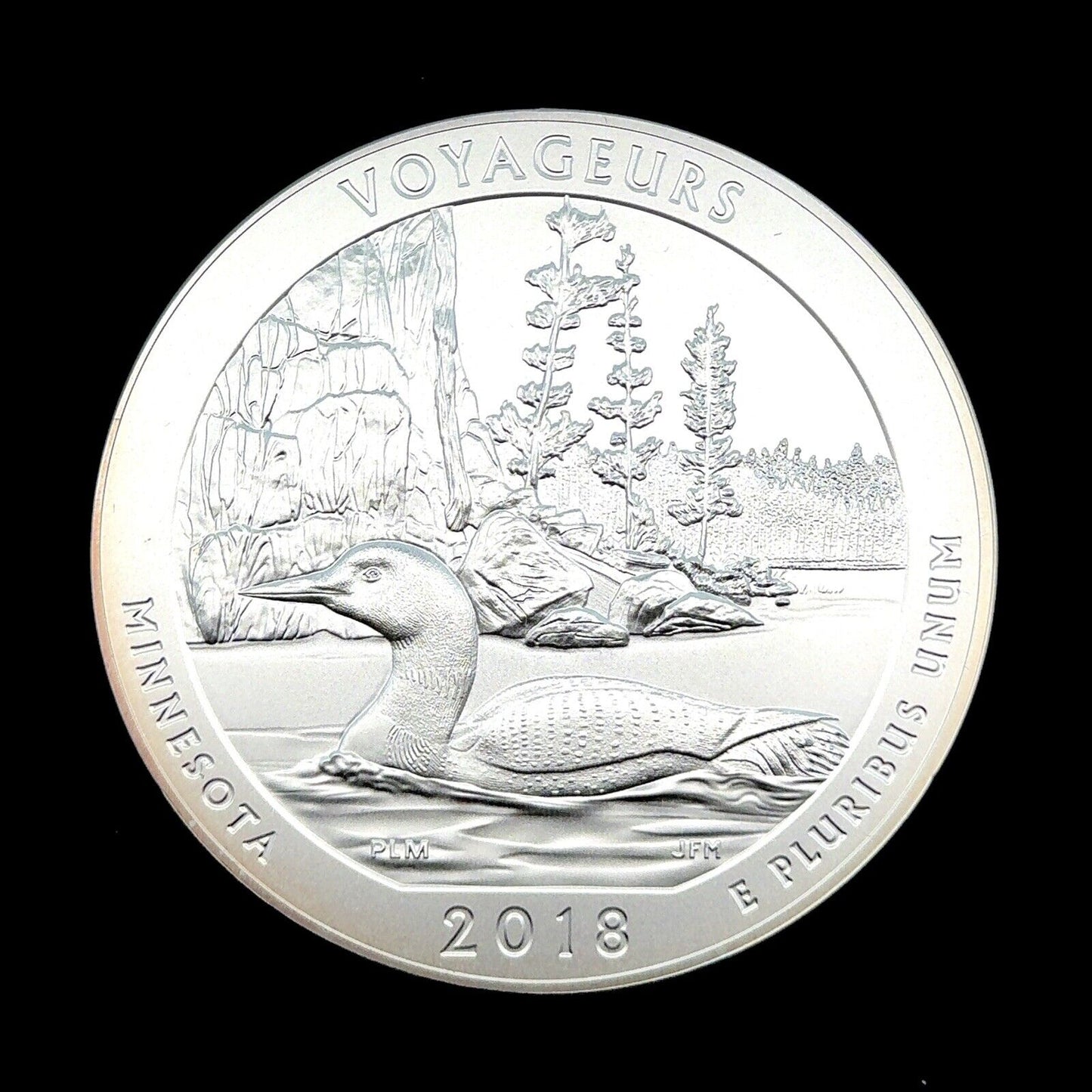 2018 P America The Beautiful Minnesota Voyageurs 5 oz Silver Quarter Coin