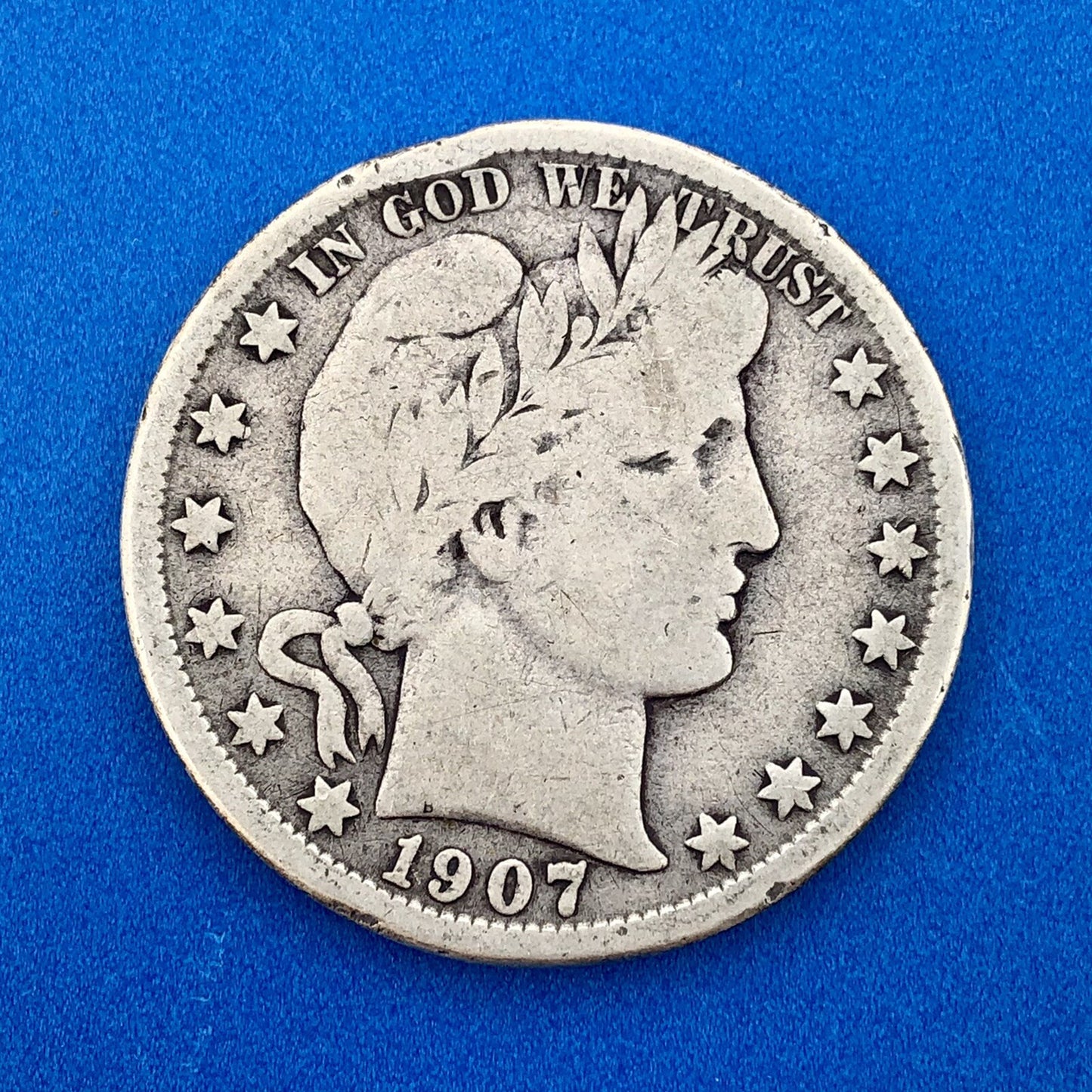 1907 O Silver Barber Half Dollar Better Key Date Rare Scarce New Orleans Coin
