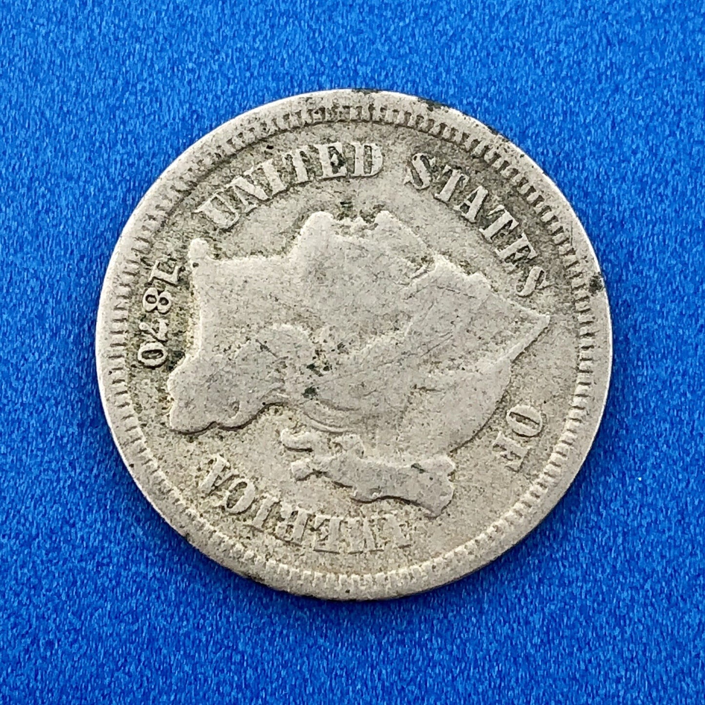 1870 P Nickel Three Cent Piece 3c Better Key Rare Scarce Philadelphia Coin