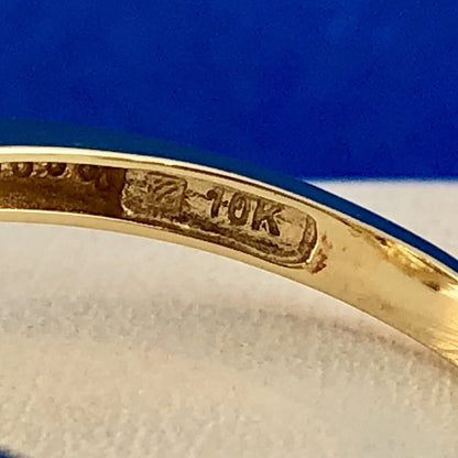 Designer 10K Yellow Gold Aquamarine Diamond Halo March Birthday Anniversary Ring