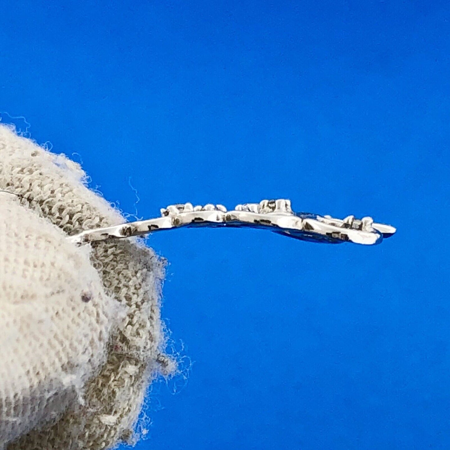 Stunning Sterling Silver 925 Round Cut Diamond Evergreen Christmas Tree Pendant