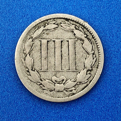 1868 P Nickel Three Cent Piece 3c Better Key Rare Scarce Philadelphia Coin
