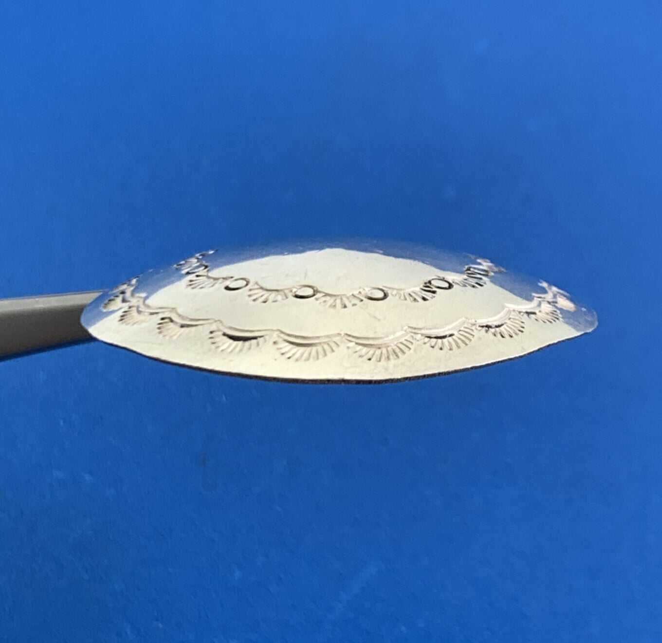 Three Smokes Trading Co 925 Sterling Silver Native American Concho Stud Earrings