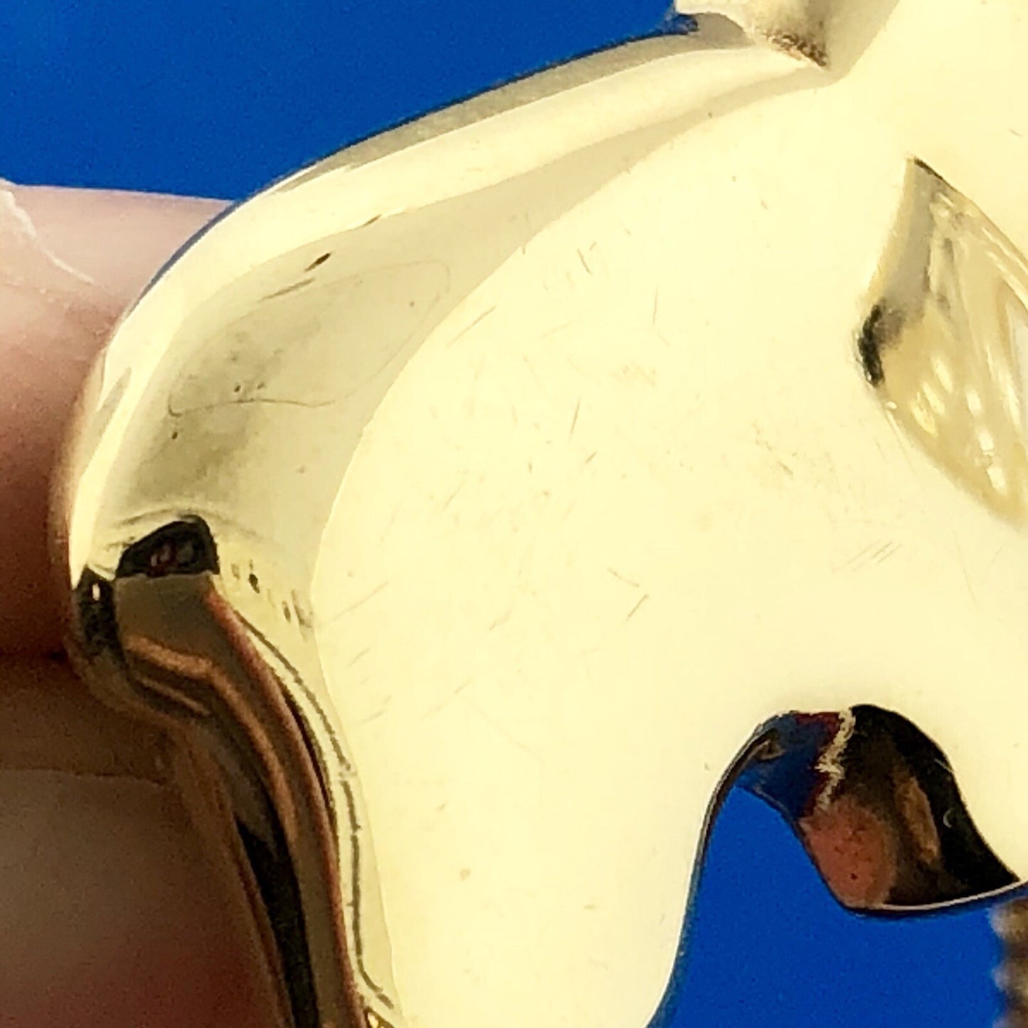 Mignon Faget 14K Yellow Gold Elephant Animal Cracker Venetian Box Link Bracelet