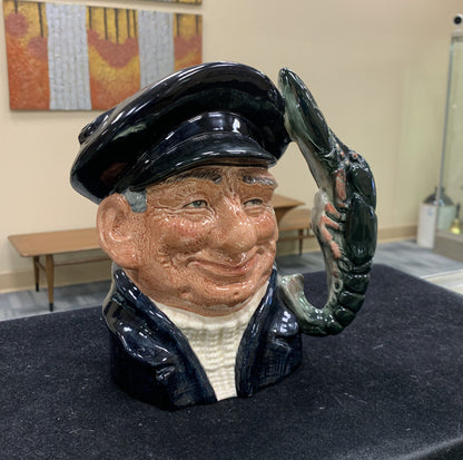 Royal Doulton & Co Large Toby Character Jug Mug Lobster Man Retired D6617 No Box