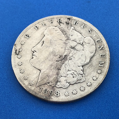 1898 S Morgan Silver Dollar $1 Details Better Key Rare San Francisco Mint Coin