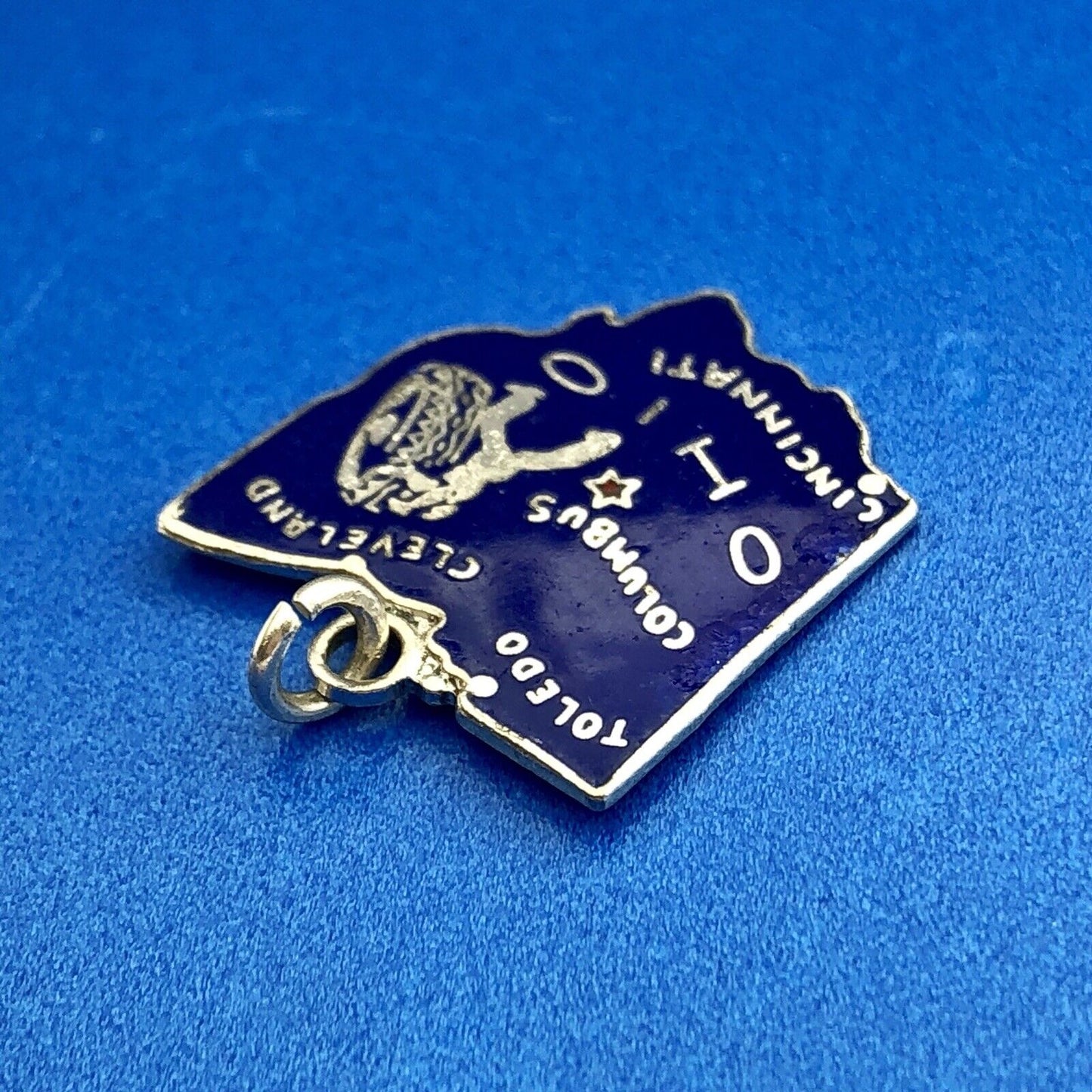 Sterling Silver State Charm - Ohio