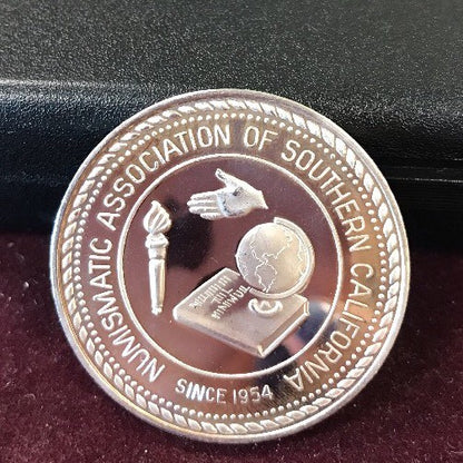 1987 Numismatic Association of Southern California Women in Numismatics .999 Rnd