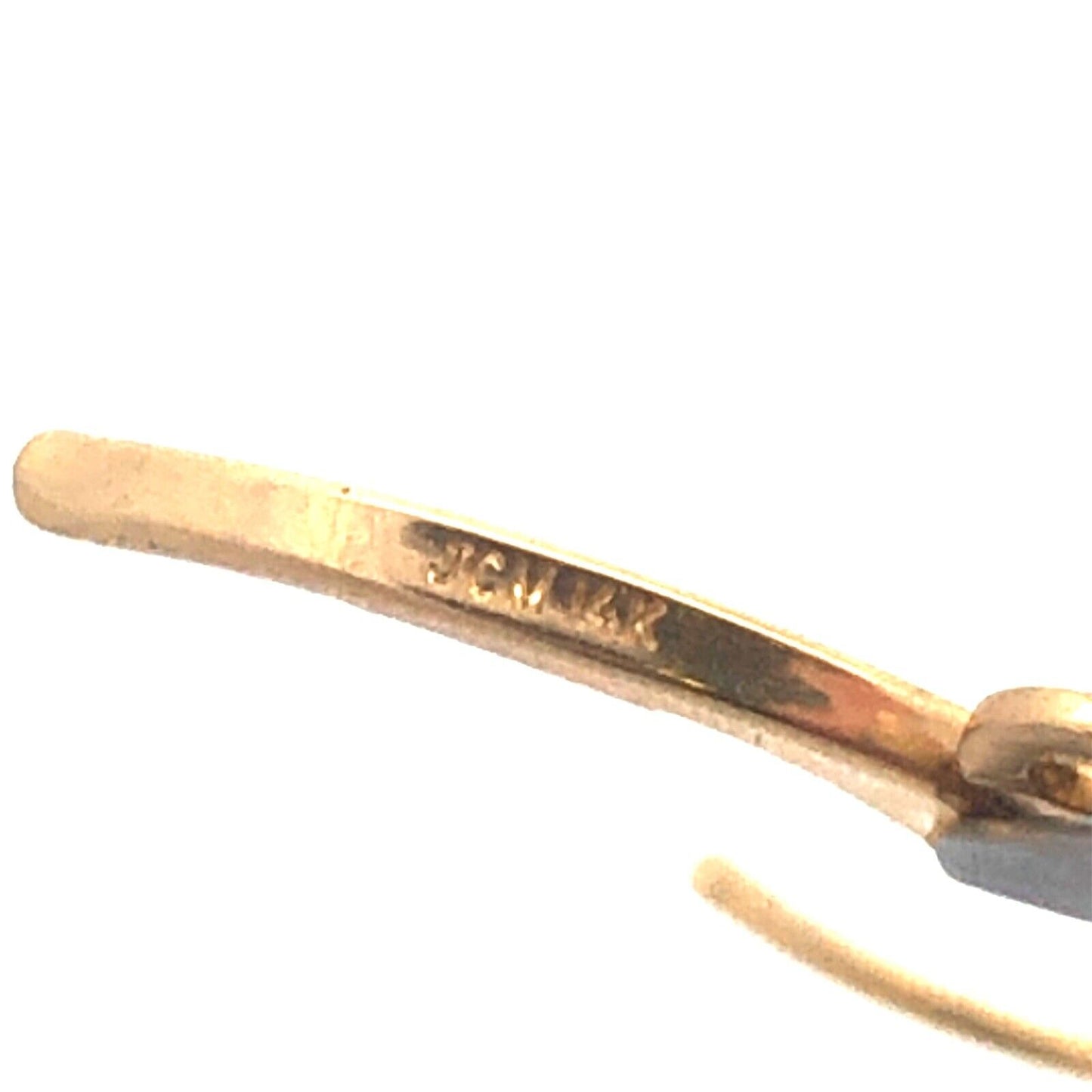 Jacmel Mauritius 14K Yellow Gold Sterling Silver Two Tone Ball Dangle Earrings