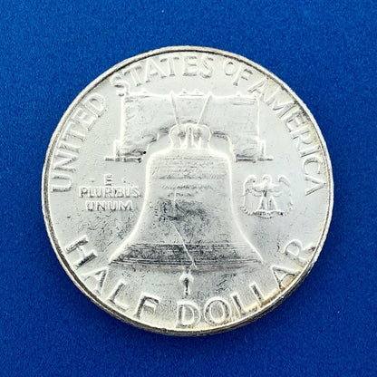 1955 P Franklin Silver Half Dollar Better Key Rare Philadelphia Mint Coin