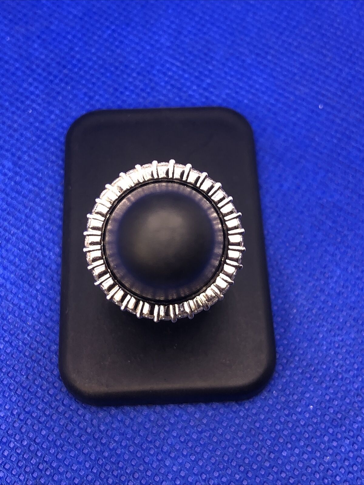 MEDA 925 Sterling Silver Cubic Zirconia Eternity Wedding Anniversary Band Ring