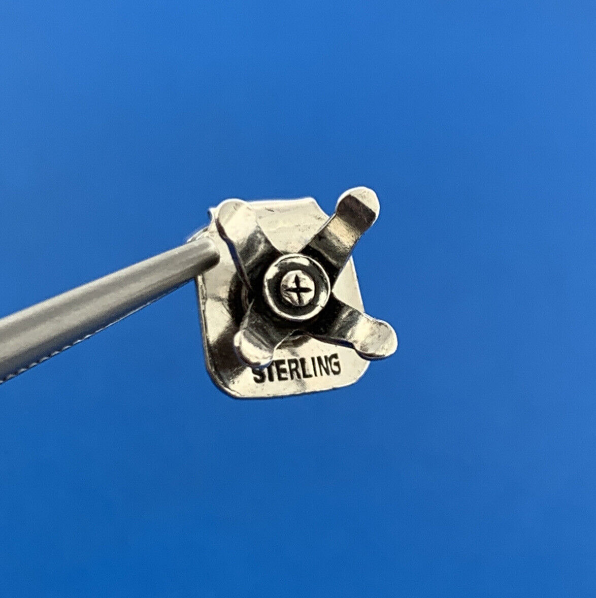 Sterling Silver 925 Office Teacher Secretarial Chair Bracelet Pendant Charm