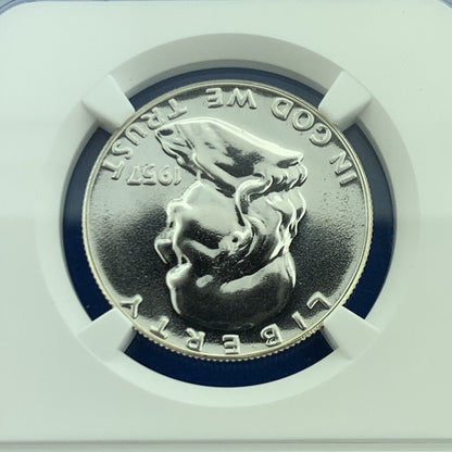 1957 Franklin Silver Proof Half Dollar 50c $.50 Better Key Philadelphia NGC PF67