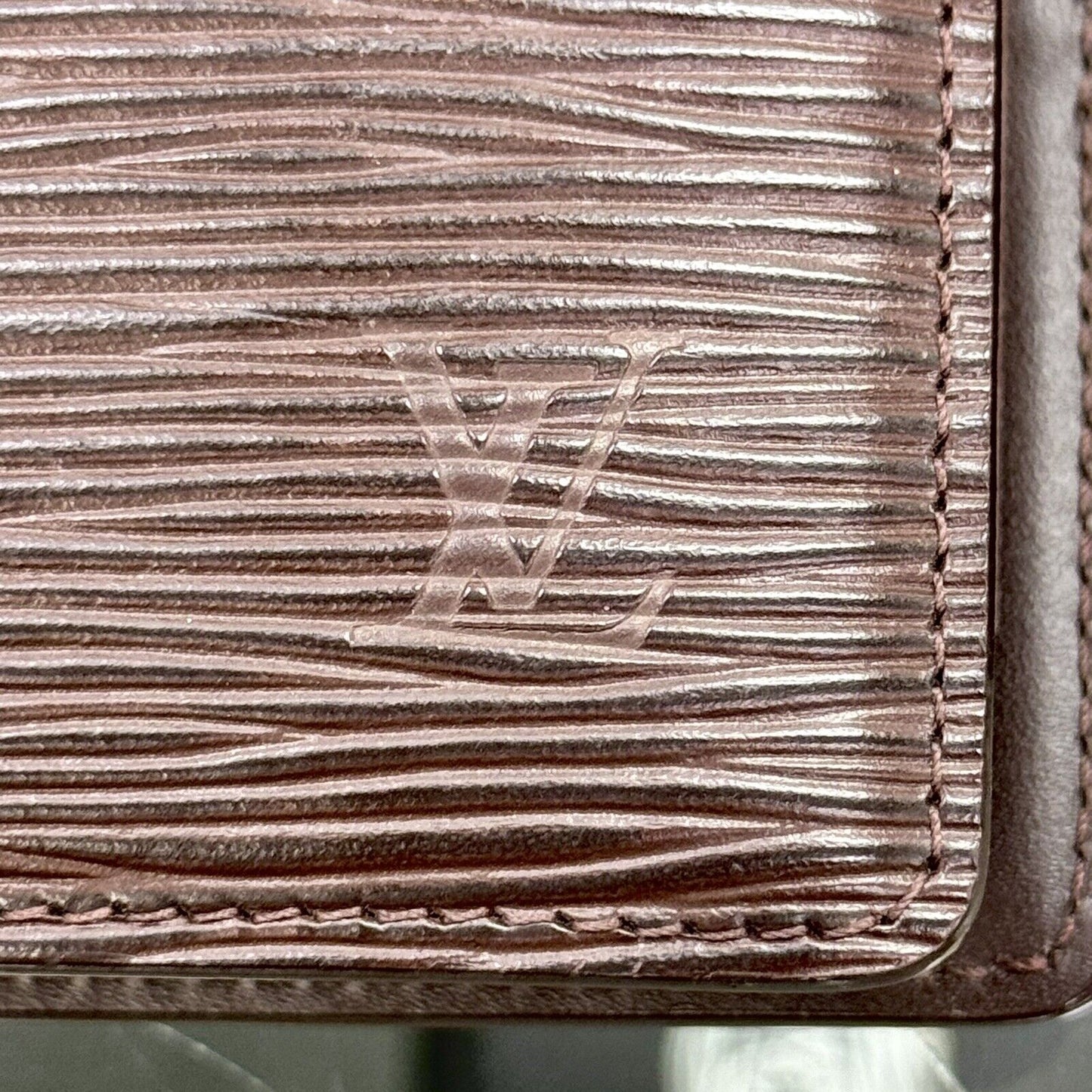 Louis Vuitton Epi Brown Leather Large Ring Agenda Diary Binder Calendar Planner